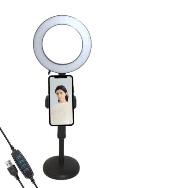 Cezo Professional Led Ring Light With Tripod Stand For Mobile Phones Camera 3 Temperature Mode Dimmable Lighting Photo Shoot Video Shoot Makeup More Gallery 5