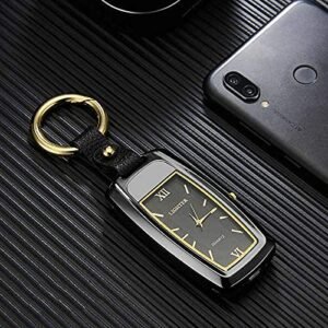 Citaaz Metal Keychain Usb Watch Survival Compass Lighter With Light Electric Charging Lighter Led Lighting Keychain Pendant Pocket Watch Lightermulti Coloured Featured