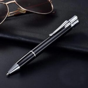 Citaaz Metal Personalized Ballpoint Pen Lighter Red Or Green Flame Refillable Windproof Butane Gas Lighter Featured