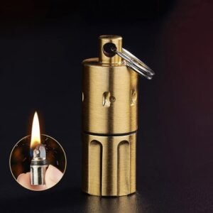 Citaaz Mini Lighter Lighter Keychain Waterproof Fire Starter Mini Survival Tool Field Emergency Self Help Gadget Especially For Survival And Emergency Use Featured