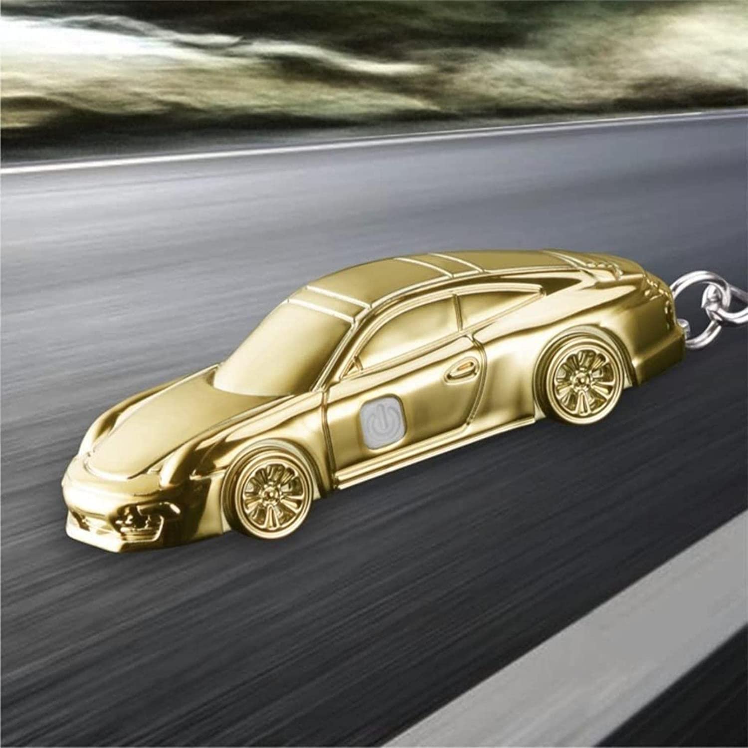 Citaaz Presents Car Shape Heavy Metal Made 3 In 1 Flameless And Windproof Rechargeable Lighter With Key Chain Torch Pocket Size Fancy Key Chain Usb Electric Lighter For Men Women Featured