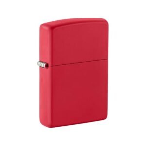Classic Red Matte Pocket Lighter Featured