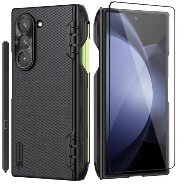 Cocoing For Samsung Galaxy Z Fold 6 Case With S Pen Fold Edition Screen Protectorhinge Protection With Pen Holder Phone Case For Samsung Z Fold 6 2024 Black Gallery 2