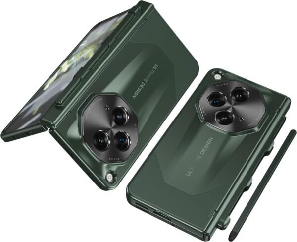Compatible With Oneplus Open Oppo Find N3 5g Case Rugged Cover Shockproof Hard Full Body Protective Phone Case With Screen Protector Case Pen Slot And Pen Green Gallery 7