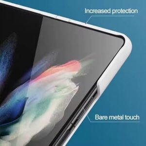 Connexa Max 360 Full Protection Silicone Case For Galaxy Z Fold 5 Shockproof Anti Slip Drop Resistant And Scratch Proof Premium Cover Smartphone Is Not Included Black Featured