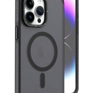 Coverology Designed For Iphone 15 Pro Max Case Compatible With Magsafe Military Grade Drop Protective Translucent Matte Back Cover Case For Iphone 15 Pro Max Titanium Black Featured