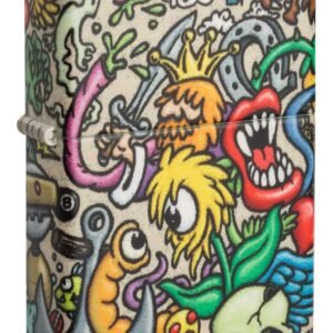 Crazy Collage 540 Color Pocket Lighter Featured