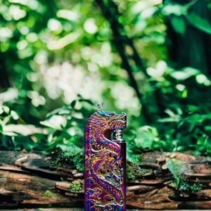Creative Windproof Pocket Lighter Relief Magic Dragon Dual Flame Lighter Refillable Butane Lighter For Outdoor Indoor Featured