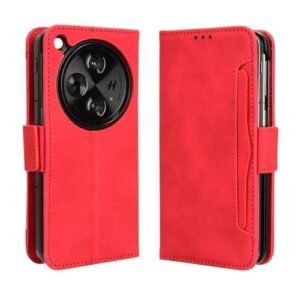 Damondy For Oneplus Open Caseoneplus Open Wallet Case For Women Men Pu Leather Case Protective Flip Folio Cover Purse Clutch With 5 Card Holder Slot For Oneplus Open Red Featured