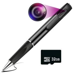 Ddlc 1080p Body Camera Pen Upgraded Body Cam With Hd Video Or Picture Taking Sd Card Storage And Manual Control For Privacy Compliance Featured