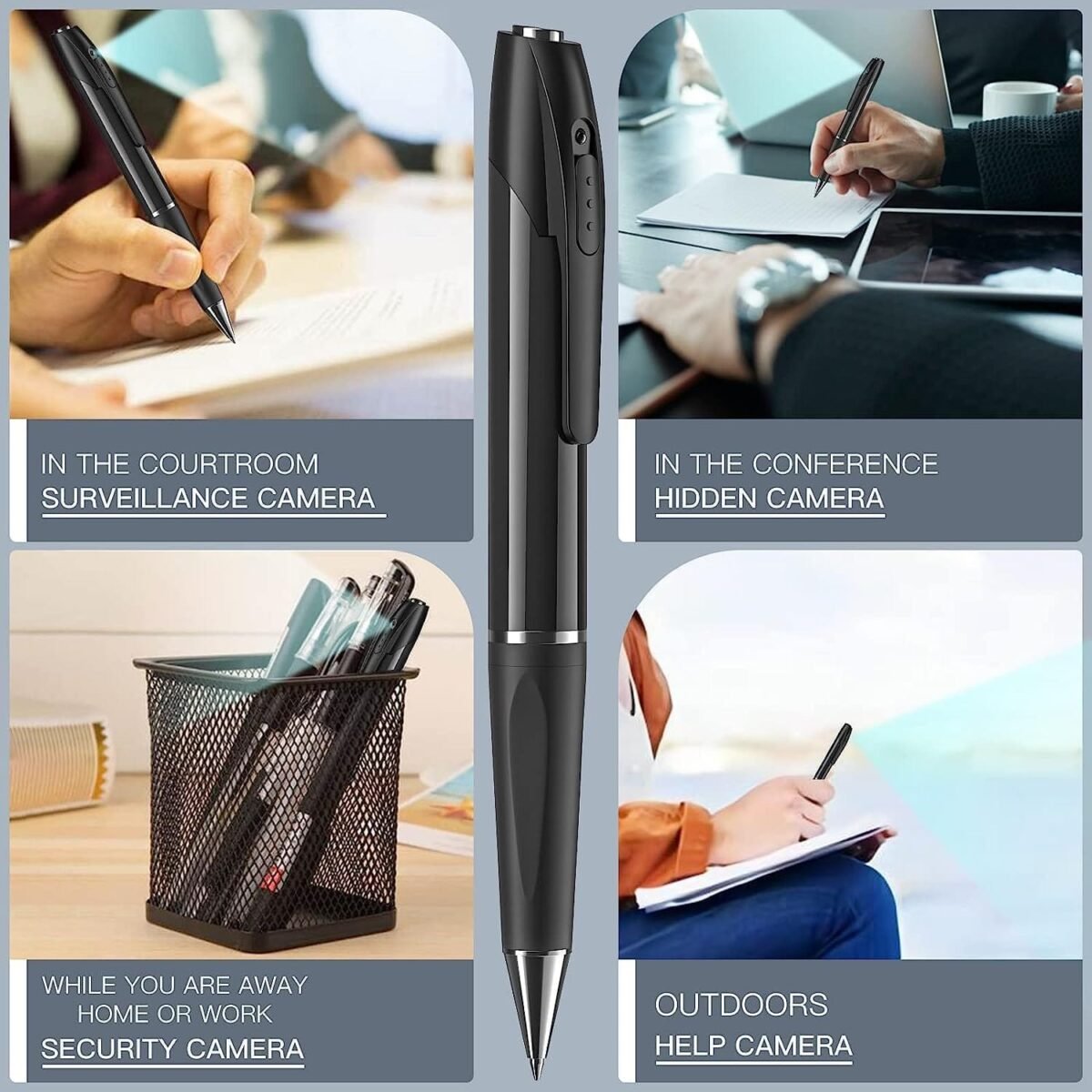Ddlc 1080p Body Camera Pen Upgraded Body Cam With Hd Video Or Picture Taking Sd Card Storage And Manual Control For Privacy Compliance Gallery 7