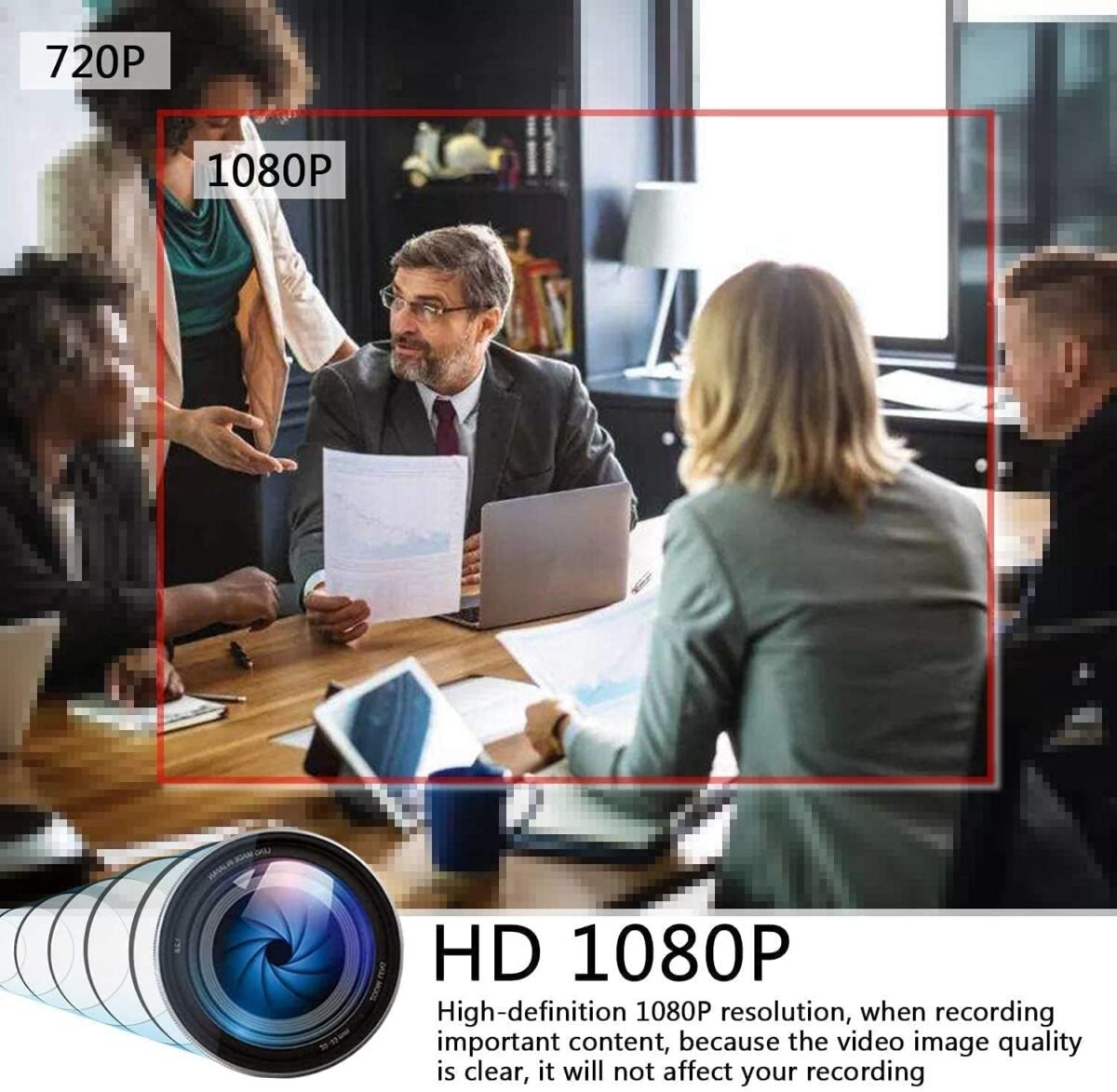 Ddlc Full Hd Pen Camera 1080p Video Audio Recording Indoor Outdoor Pocket Security Camera For Home Office Mettings Surveillance Gallery 6