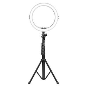 Digitek 12 Inch Led Ring Light With Stand 5ft Smartphone Holder Usb Powered Color Switch Mode Adjustable Brightness Temperature Controls Photo Video Shoots Live Streaming Featured