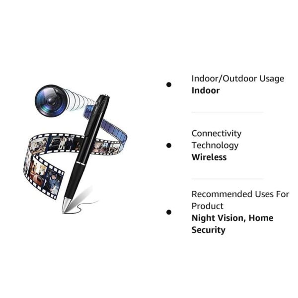 Eyetech 4k Full Hd Pen Camera Indoor Outdoor Hidden Ultra Small Camera Support 128gb Micro Sd Card Long Battery Backup Audio Video Recording Pen For Security Purpose Gallery 4
