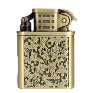 First Dot Luxury Lighter Windproof Refillable Sturdy Metal Pocket Lighter Ideal Gift For Men Featured