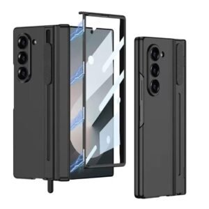 Flex Armor Ultra Hybrid Case For Samsung Galaxy Z Fold 6 Compatible Ultimate Protection Hinge Protector S Pen Slider And Camera Protector With Tempered Glass Black Featured