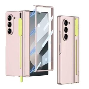 Flex Armor Ultra Hybrid Case For Samsung Galaxy Z Fold 6 Compatible Ultimate Protection Hinge Protector S Pen Slider And Camera Protector With Tempered Glass Pink Featured