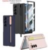 Flex Armor Ultra Hybrid Case for Samsung Galaxy Z Fold 6 Compatible Ultimate Protection: Hinge Protector, S Pen Slider, and Camera Protector with Tempered Glass (Blue)