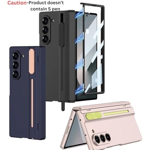 Flex Armor Ultra Hybrid Case For Samsung Galaxy Z Fold 6 Compatible Ultimate Protection Hinge Protector S Pen Slider And Camera Protector With Tempered Glass Pink Gallery 1