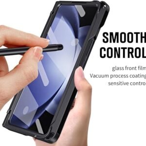 Flex Armor Ultra Hybrid Premium Armor Case For Samsung Galaxy Z Fold 5 4 3 With Built In New Compact S Pen Free Screen Protector Kickstand Magnetic Hinge For Galaxy Fold 5 4 3 Black Featured