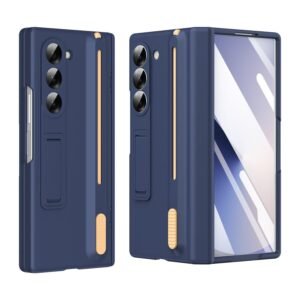 Flex Armor Ultra Hybrid Premium Case Cover For Samsung Galaxy Z Fold 6 With S Pen Tempered Glass Screen Protector Kickstand Comfortable Grip Scratch Resistant For Fold 6 Case Cover Featured
