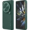 For Oneplus Open Case With Camera Cover Hinge Protectionmetal Camera Kickstand Slim Protective Shockproof Bumper Hard Cover Case For Oppo Find N3 Fold Phone Case Green Featured
