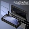 For Samsung Galaxy Z Fold 5 Case With Hidden Magnetic Kickstand Z Fold 5 Kickstand Case With Hinge Protection Cover Screen Protector Hard Pc Bumper Protective Case For Z Fold 5 Black Featured