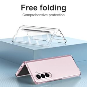 For Samsung Galaxy Z Fold 6 Case With S Pen Holderfor Samsung Fold 6 Clear Case With Pen Stylus Built In Screen Protectoranti Yellowing Full Protection Phone Cases Cover For Galaxy Z Fold6 5g Featured