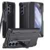 Gaffar India Back Cover For Samsung Galaxy Z Fold5 Fold 5 Armour Anti Shock Flat Hinges Full Body Front Glass Protection Matt Finish Pc Kickstand With Stylus S Pen Case Black Fold 5 Featured