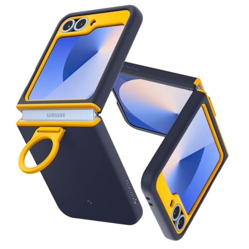 Gaffar India By Nano Pop Back Cover Case Compatible With Samsung Galaxy Z Flip 6 Finger Ring Grip Side Dot Pattern Z Flip 6 Cover With Military Grade Drop Protection Featured