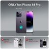 Gaffar India For Iphone 14 Pro Case Compatible With Magsafe Scratch Resistant Thin And Slim Classic Shockproof Military Grade Protection Tpu Magnetic Back Cover Clear Black Featured