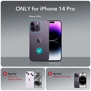 Gaffar India For Iphone 14 Pro Case Compatible With Magsafe Scratch Resistant Thin And Slim Classic Shockproof Military Grade Protection Tpu Magnetic Back Cover Clear Black Featured