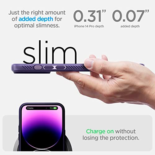 Gaffar India Liquid Air Back Cover Case Compatible With Iphone 14 Pro Tpu Deep Purple Featured