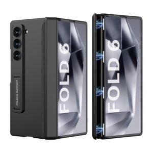 Gaffar India Magnetic Case Compatible With Samsung Galaxy Z Fold 6 Release 2024 With Hinge Protection Kickstand Hard Pc 360 Degree Protective Cover Black Featured