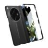 Gaffar India Magnetic Cover With Hinge Protection Compatible With Oneplus Open With Front Glass Case Hard Pc With Glossy Camera Protection Black Featured