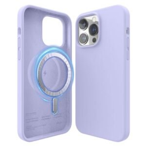 Gaffar India Magnetic Silicone Case Compatible With Magsafe Iphone 14 Pro Max 6 7 Inch Built In Magnets Compatible With All Magsafe Accessories Purple Featured