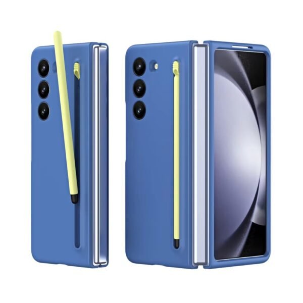 Gaffar India Polycarbonate Ultra Hybrid Premium Case For Samsung Galaxy Z Fold 6 Built In Compact S Penholder Storage Slotfull Protection Casesleek Durable Design Blue Gallery 2