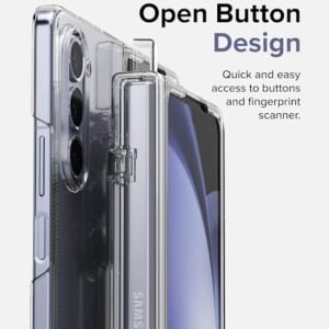 Gaffar India Slim Hinge Case Compatible With Samsung Galaxy Z Fold 5 Ultra Thin Hard Pc Built In Hinge Transparent Phone Case For Z Fold 5 5g 2023 Clear Featured