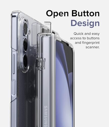 Gaffar India Slim Hinge Case Compatible With Samsung Galaxy Z Fold 5 Ultra Thin Hard Pc Built In Hinge Transparent Phone Case For Z Fold 5 5g 2023 Clear Featured
