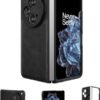 Gaffar India Ultra Fit Premium Leather Case For Oneplus Open 2023 Case Pu Leather Hard Pc Shell Ultra Thin Slim Durable Protective Cover For Oneplus Open 2023 5g Black Featured