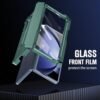 Gaffar India Ultra Hybrid Premium Armor Case For Samsung Galaxy Z Fold 4 With Built In New Compact S Pen Free Screen Protector Kickstand Magnetic Hinge For Galaxy Fold 4 Green Featured