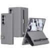 Gaffar India Ultra Hybrid Premium Case Compatible with Samsung Galaxy Z Fold 6 Case with S-Pen Holder, Kickstand Case Flip Leather All-Inclusive for Samsung Galaxy Z Fold 6 (Gray)