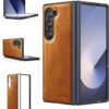 Gaffar India Ultra Hybrid Premium Case For Samsung Galaxy Z Fold 6 5g Pu Leather Hard Pc Shell Ultra Thin Slim Durable Protective Phone Cover Featured