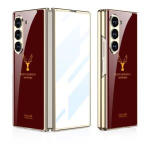 Gaffar India Ultra Hybrid Premium Case For Samsung Galaxy Z Fold 6 5g Thin 9h Glass With Glossy Painted Foldable Protective Cover For Galaxy Z Fold 6 5g Stylish And Durable Case Featured