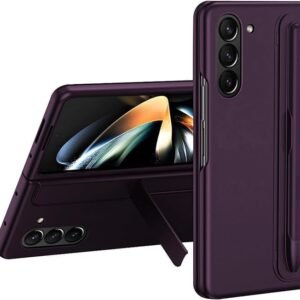 Gaffar India Ultra Hybrid Premium Case For Samsung Galaxy Z Fold 6 With S Pen Kickstand Hinge Protection Hard Pc Phone Cover For Men Women Purple Featured