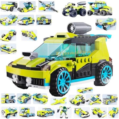 Galaxy Hi Tech Architect Block 30 In 1 Rocket Rally Racing Cars Building Blocks 241 Pieces Creative Construction Toy For Kids Diy Brick Robot Jet Ship Models Play Build Skill Ideal For Boys Girls Featured