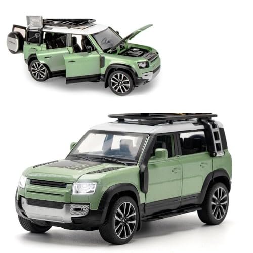 Galaxy Hi Tech Range Rover Defender 132 Scale Model Car Exclusive Alloy Metal Pull Back Die Cast Car Metal Pullback Toy Car With Openable Doors Light Music Best Gifts Toys Kids%e3%80%90colors As Pe Featured