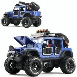 Galaxy Hi Tech Thaar Jeep Wrangler Alloy Pickup 124 Scale Model Car Exclusive Alloy Metal Car Die Cast Scale Model Pullback Toy With Sound Light Best Gifts Toys Car%e3%80%90colors As Per Stock Featured