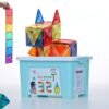 Geltiles Freedom 32 Pcs Of Magnetic Tiles Building Blocks Toys With Storage Box Constructing And Creative Learning Educational Next Generation Multicolor Stem Toy For Kids Age 3 Featured