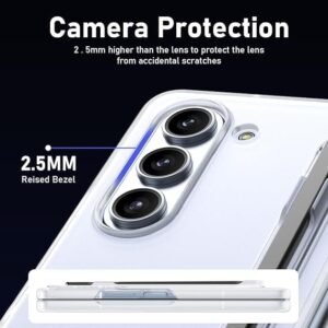 Goosebox Phone Case For Samsung Galaxy Z Fold 6 Clear With S Pen Holder Slim Fit Samung Case Hard Pc Bumper Galaxy Z Fold 6 With S Pen Slot Shockproof Cover Foldable Phone Case Transparent Gallery 2